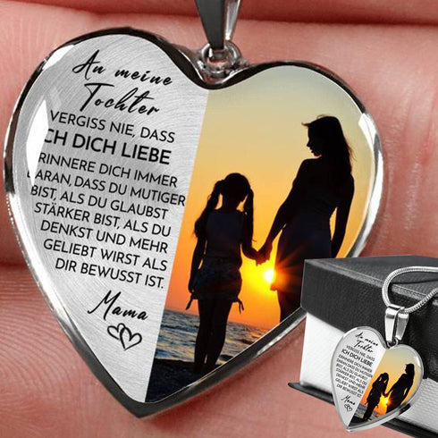 Divesart - Herz Halskette - An meine Tochter von Mama